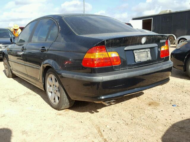 WBAET37463NJ30361 - 2003 BMW 325 BLACK photo 3