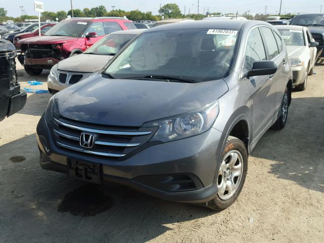 2HKRM4H31EH610341 - 2014 HONDA CR-V GRAY photo 2