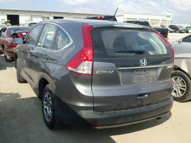 2HKRM4H31EH610341 - 2014 HONDA CR-V GRAY photo 3