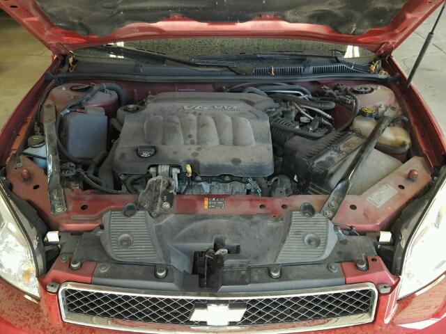 2G1WC5E34D1195203 - 2013 CHEVROLET IMPALA LTZ RED photo 7