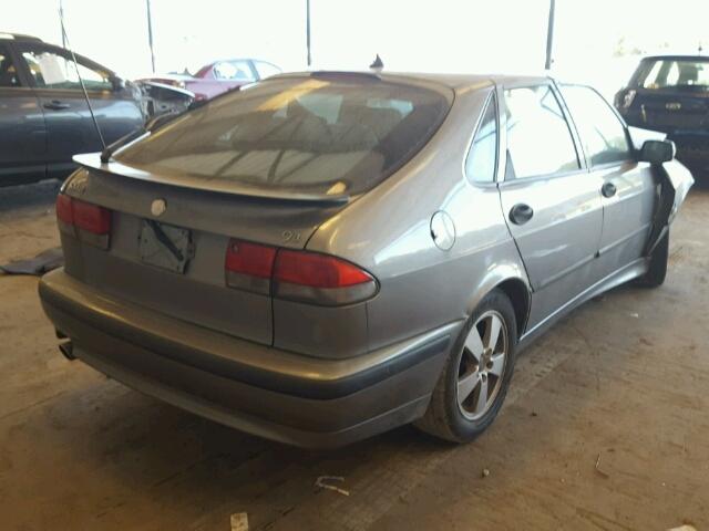 YS3DF58K622012835 - 2002 SAAB 9-3 SE SILVER photo 4