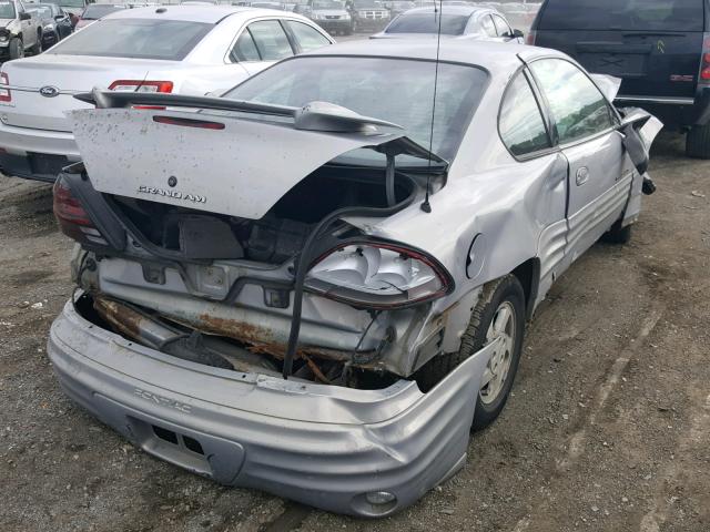 1G2NF12E7YM836299 - 2000 PONTIAC GRAND AM S Gümüş foto 4