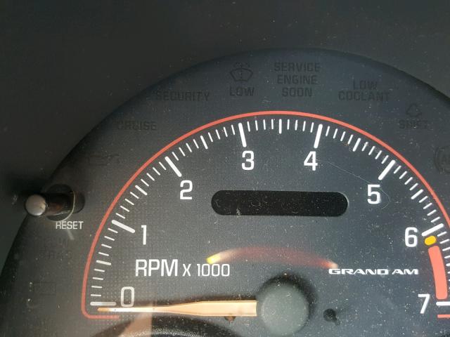 1G2NF12E7YM836299 - 2000 PONTIAC GRAND AM S Gümüş foto 8