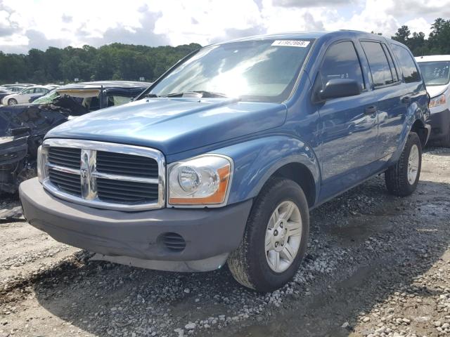 1D4HD38K34F109492 - 2004 DODGE DURANGO ST BLUE photo 2