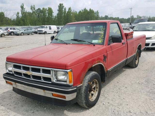 1GCCS14R1P8141001 - 1993 CHEVROLET S TRUCK S1 RED photo 2