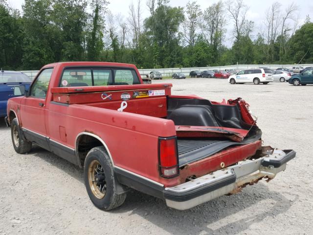 1GCCS14R1P8141001 - 1993 CHEVROLET S TRUCK S1 RED photo 3