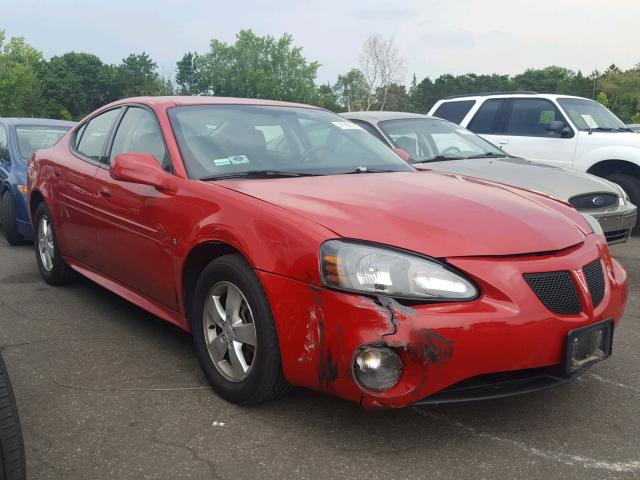 2G2WP552781105619 - 2008 PONTIAC GRAND PRIX წითელი ფოტო 1