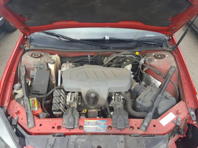 2G2WP552781105619 - 2008 PONTIAC GRAND PRIX წითელი ფოტო 7