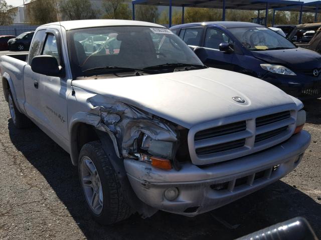 1B7GL32Z22S631634 - 2002 DODGE DAKOTA SPO SILVER photo 1