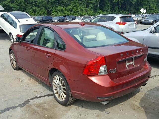 YV1672MS3B2536035 - 2011 VOLVO S40 T5 RED photo 3