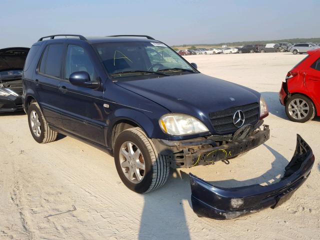 4JGAB72E7XA100628 - 1999 MERCEDES-BENZ ML 430 BLUE photo 1