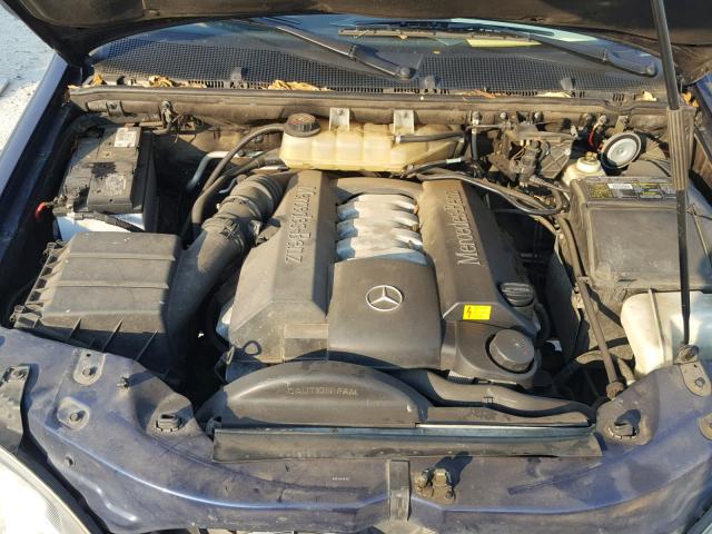 4JGAB72E7XA100628 - 1999 MERCEDES-BENZ ML 430 蓝色 照片 7