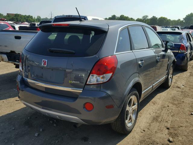 3GSCL93Z89S625582 - 2009 SATURN VUE HYBRID GRAY photo 4