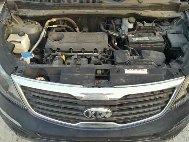 KNDPB3A28D7404994 - 2013 KIA SPORTAGE SILVER photo 7