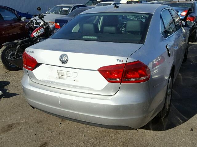 1VWAT7A32EC033615 - 2014 VOLKSWAGEN PASSAT S ვერცხლისფერი ფოტო 4