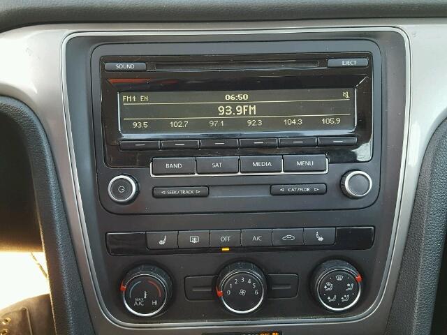 1VWAT7A32EC033615 - 2014 VOLKSWAGEN PASSAT S ვერცხლისფერი ფოტო 9