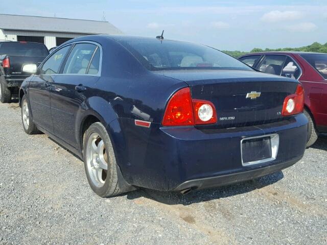 1G1ZG57B99F247124 - 2009 CHEVROLET MALIBU LS ლურჯი ფოტო 3