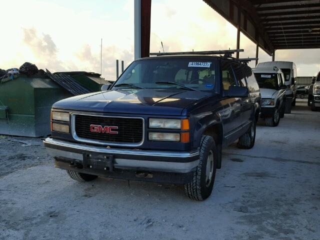 3GKFK16R1XG507127 - 1999 GMC SUBURBAN K BLUE photo 2