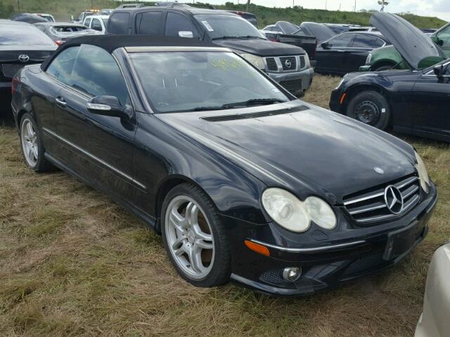 WDBTK72F79T103881 - 2009 MERCEDES-BENZ CLK 550 BLACK photo 1