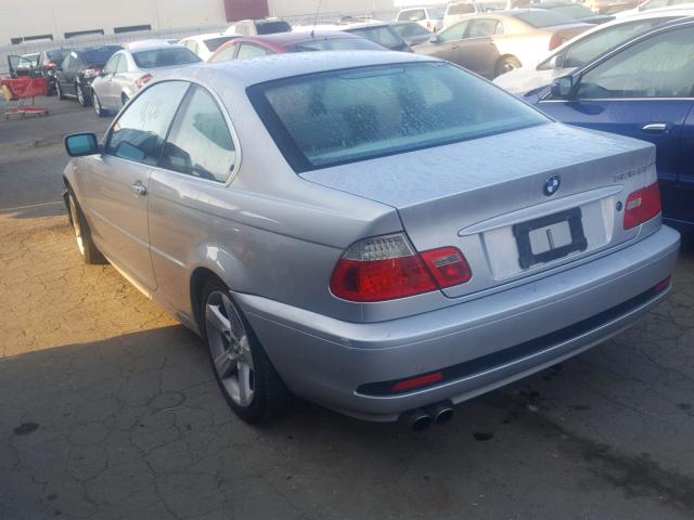 WBABV13494JT20476 - 2004 BMW 325 CI SUL SILVER photo 3