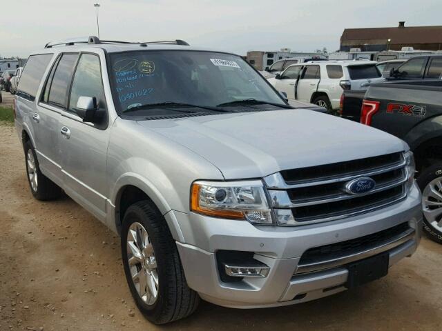 1FMJK1KT3FEF07476 - 2015 FORD EXPEDITION SILVER photo 1