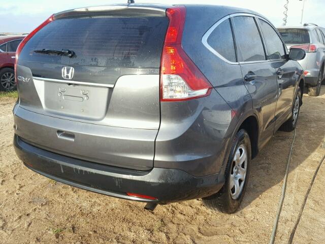 2HKRM3H35DH505083 - 2013 HONDA CR-V LX GRAY photo 4