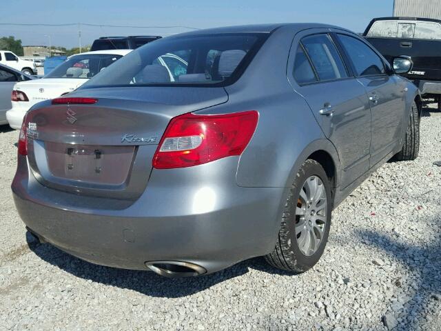 JS2RF9A39A6100685 - 2010 SUZUKI KIZASHI SE GRAY photo 4