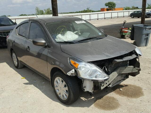 3N1CN7AP7GL837492 - 2016 NISSAN VERSA S BROWN photo 1