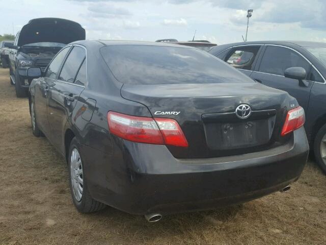 4T1BK46KX8U571367 - 2008 TOYOTA CAMRY LE BLACK photo 3