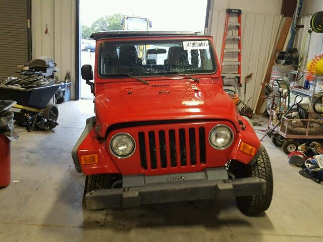 1J4FA39SX6P711941 - 2006 JEEP WRANGLER X RED photo 9