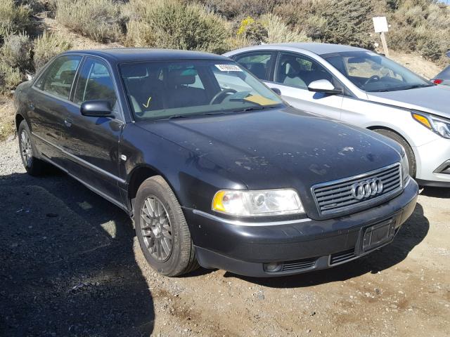 WAUFL54D7YN011441 - 2000 AUDI A8 QUATTRO BLACK photo 1