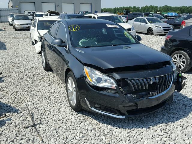 2G4GV5EK6E9301663 - 2014 BUICK REGAL BLACK photo 1