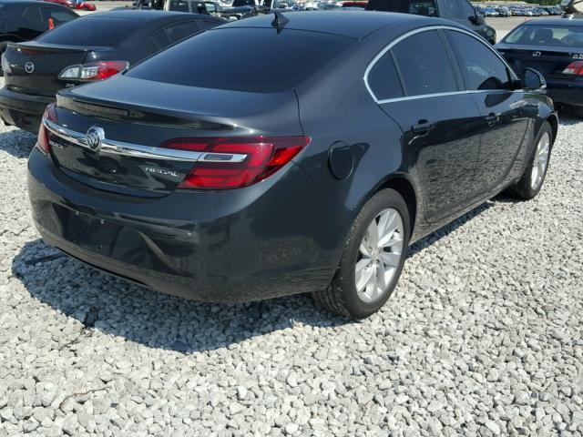 2G4GV5EK6E9301663 - 2014 BUICK REGAL BLACK photo 4