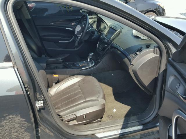 2G4GV5EK6E9301663 - 2014 BUICK REGAL BLACK photo 5