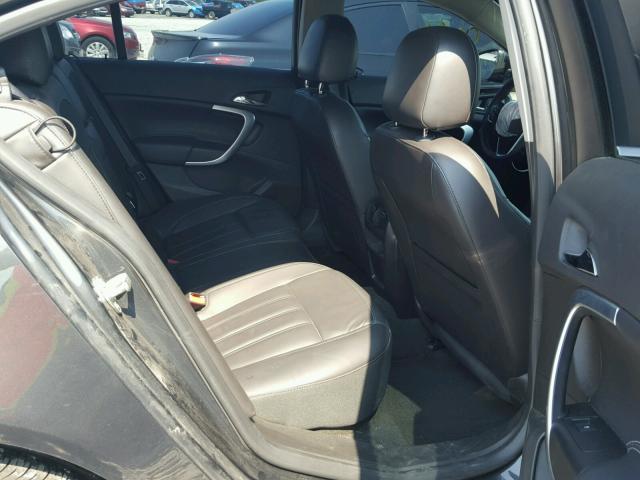 2G4GV5EK6E9301663 - 2014 BUICK REGAL BLACK photo 6