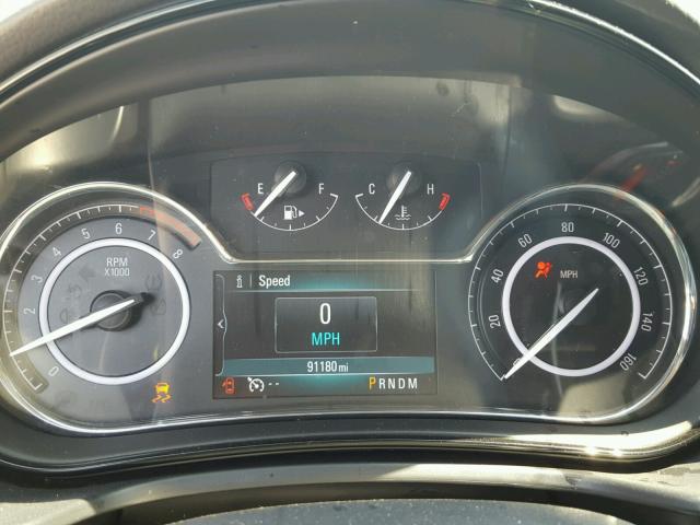 2G4GV5EK6E9301663 - 2014 BUICK REGAL BLACK photo 8