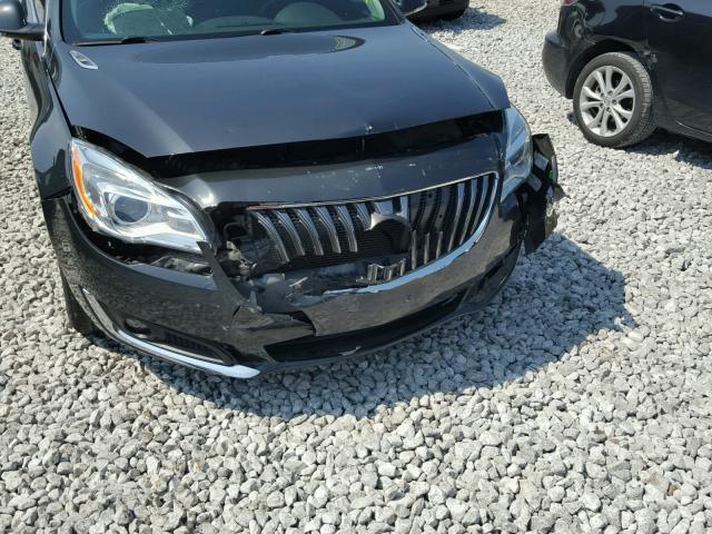 2G4GV5EK6E9301663 - 2014 BUICK REGAL BLACK photo 9