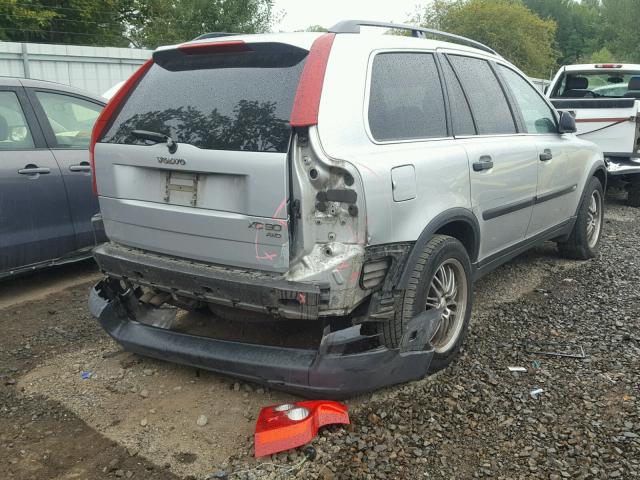 YV1CZ59H731005360 - 2003 VOLVO XC90 SILVER photo 4