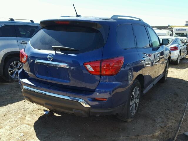 5N1DR2MN9HC901379 - 2017 NISSAN PATHFINDER BLUE photo 4