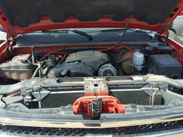 2GCEC130881331374 - 2008 CHEVROLET SILVERADO RED photo 7