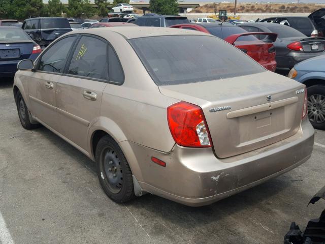 KL5JD56Z27K615004 - 2007 SUZUKI FORENZA BA TAN photo 3