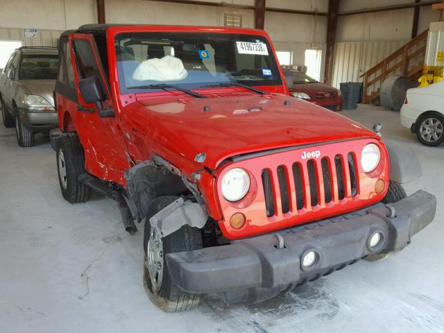 1J4AA2D14BL531231 - 2011 JEEP WRANGLER S RED photo 1