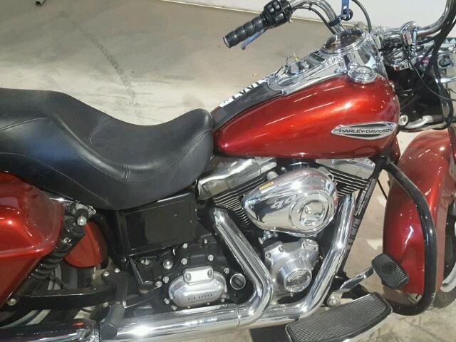 1HD1GZM13CC302956 - 2012 HARLEY-DAVIDSON FLD RED photo 5