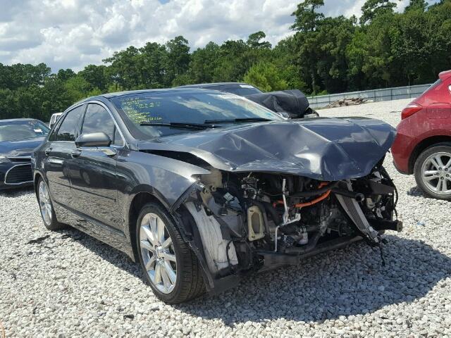 3LN6L2LU0GR633972 - 2016 LINCOLN MKZ HYBRID GRAY photo 1