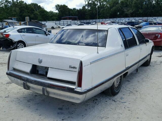 1G6DW52P8RR726935 - 1994 CADILLAC FLEETWOOD WHITE photo 4