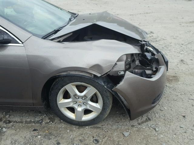 1G1ZB5EB8AF236976 - 2010 CHEVROLET MALIBU LS ყავისფერი ფოტო 9