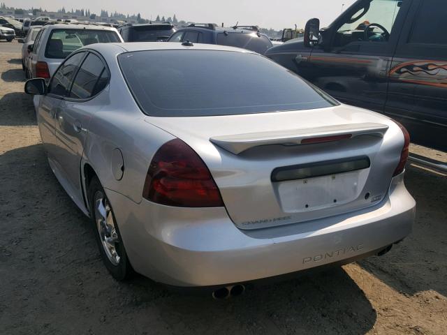 2G2WR524341141107 - 2004 PONTIAC GRAND PRIX SILVER photo 3