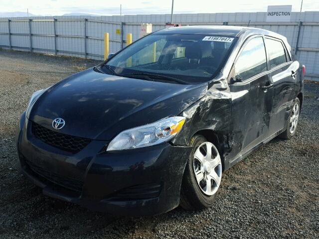 2T1KU40E59C057202 - 2009 TOYOTA COROLLA MA BLACK photo 2