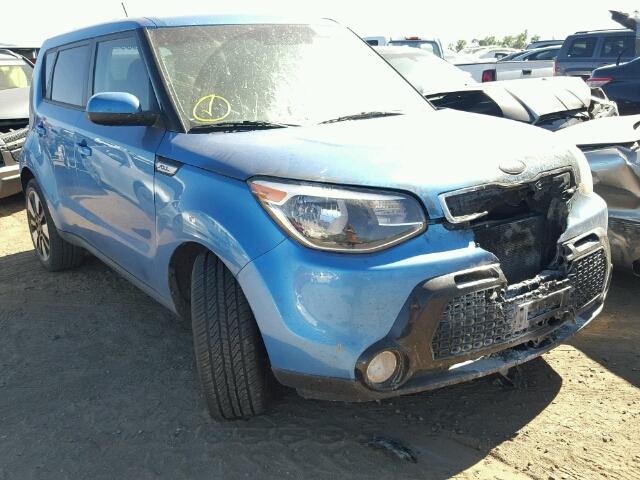 KNDJP3A55G7300677 - 2016 KIA SOUL BLUE photo 1