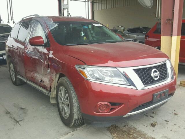 5N1AR2MN1GC626351 - 2016 NISSAN PATHFINDER RED photo 1